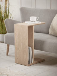 Chevron Oak Sofa Table - thumbnail 2