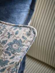 Isha Hand Block Printed Cushion Cover - thumbnail 2
