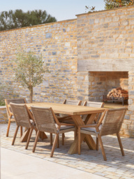 Positano Cross Legged Dining Table - thumbnail 5