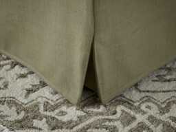 Loose Cover Coffee Table Ottoman - Delicate Rose Opulent Cotton Velvet - thumbnail 5