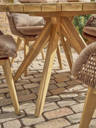 Round Acacia Dining Table - thumbnail 5