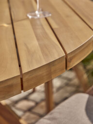 Round Acacia Dining Table - thumbnail 3