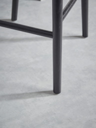 Weathered Oak Counter Stool - Black - thumbnail 4