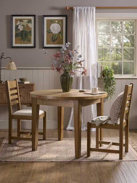 Effi Extendable Round Dining Table - 4 to 6 Seater - image 1