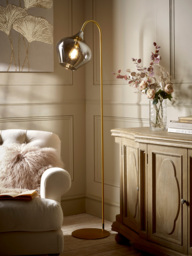 Bell Floor Lamp - Brass - thumbnail 2