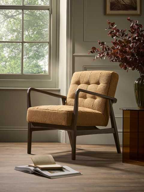 Mid Century Teddy Armchair - Ochre - image 1
