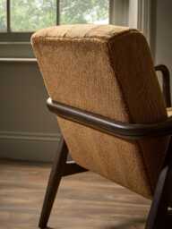 Mid Century Teddy Armchair - Ochre - thumbnail 4