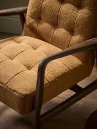 Mid Century Teddy Armchair - Ochre - thumbnail 2
