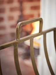 Linear Log Holder - Brass - thumbnail 2