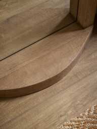 Arched Full Length Shelf Mirror - thumbnail 4