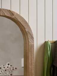 Arched Full Length Shelf Mirror - thumbnail 2
