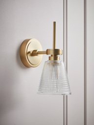 Textured Glass Wall Light - thumbnail 3