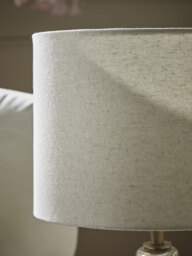 Round Mercuried Glass Table Lamp - thumbnail 4