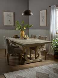 Coimbra Rectangle Dining Table - 6 Seater - thumbnail 1