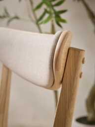 Reina Light Oak Dining Chair - Set of 2 - thumbnail 2