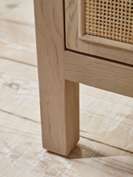 Wicker Bedside Table - thumbnail 3