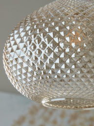 Lustre Textured Glass Pendant - thumbnail 4