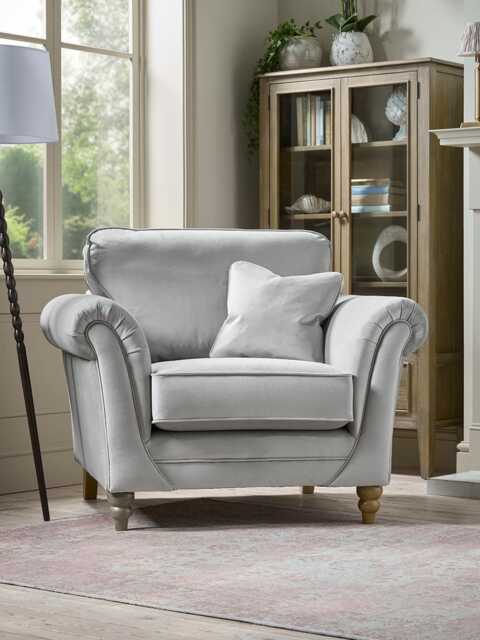 Stockholm Armchair - Olive Velvet - image 1