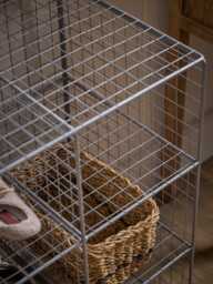 Large Wire Shoe Rack - Grey - thumbnail 4