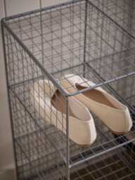 Large Wire Shoe Rack - Grey - thumbnail 3