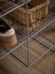 Large Wire Shoe Rack - Grey - thumbnail 5