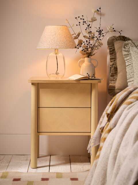 Alva Oak Bedside Table - image 1