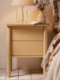 Alva Oak Bedside Table - thumbnail 2