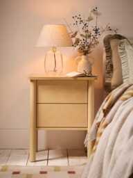 Alva Oak Bedside Table