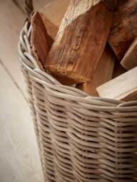 Rattan Log Basket - Round - thumbnail 3