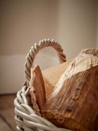 Rattan Log Basket - Round - thumbnail 2
