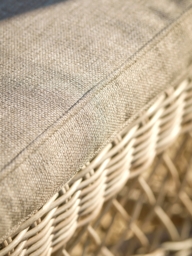 Two Open Weave Dining Chairs - thumbnail 4