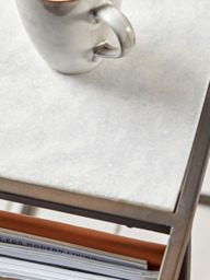 Marble Side Table with Magazine Rack - Slim - thumbnail 5