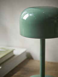 LED Dome Table Lamp - Forest Green - thumbnail 4