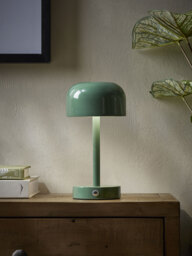 LED Dome Table Lamp - Forest Green - thumbnail 3