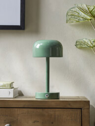 LED Dome Table Lamp - Forest Green - thumbnail 1