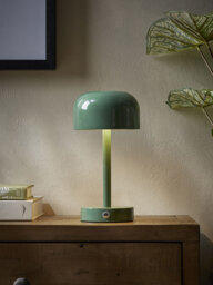 LED Dome Table Lamp - Forest Green - thumbnail 2