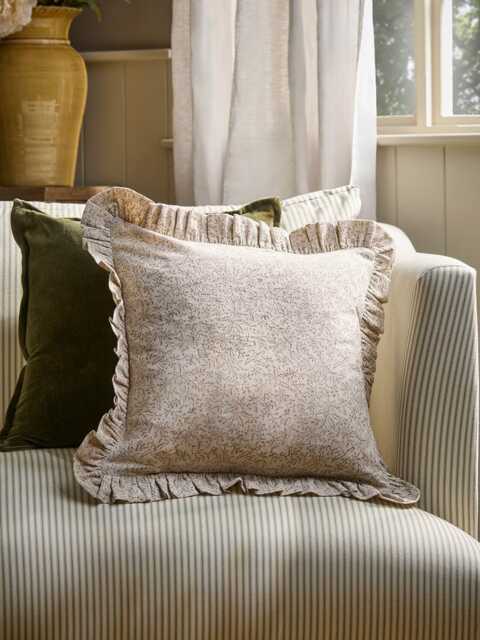 Indira Hand Block Printed Cushion Cover - image 1