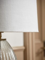 Herringbone Glass Droplet Table Lamp - thumbnail 4