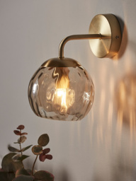 Dimpled Glass Wall Light - thumbnail 2