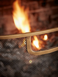 Brass Fire Screen - thumbnail 2