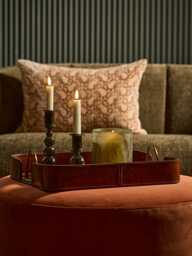 Retro Glass Tealight Holder - thumbnail 4