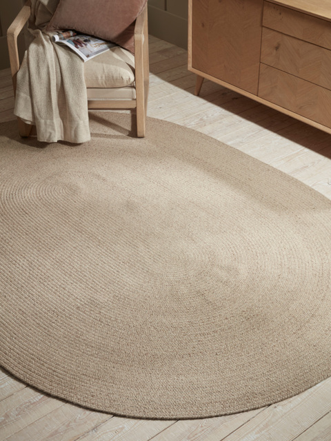 Agna Oval Rug - Natural - image 1