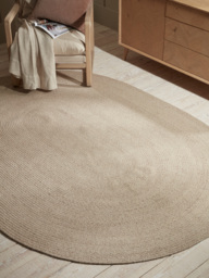 Agna Oval Rug - Natural - thumbnail 1