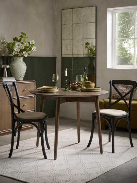 Reina Round Folding Dining Table - 4 Seater - image 1