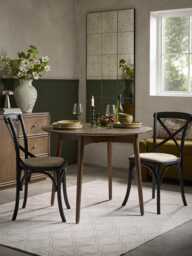 Reina Round Folding Dining Table - 4 Seater - thumbnail 1