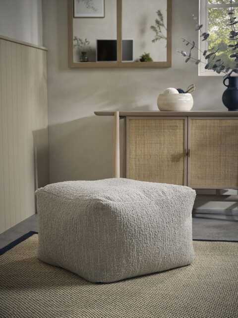Boucle Pouffe - Natural - image 1
