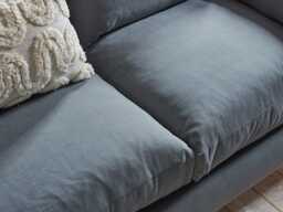 Edmonton Three Seater Sofa - Agave Opulent Cotton Velvet - thumbnail 4