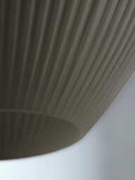 Ribbed Tapered Pendant - thumbnail 4