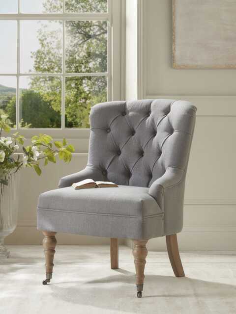 Buttoned Back Occasional Chair - image 1