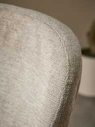 Two Boucle Counter Stools - Grey - thumbnail 2